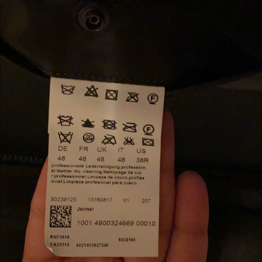 Hugo Boss Leather Jacket - Picture 6 of 6